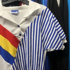 Cape Cod Sportswear Adult Color Block Polo Tee Shirt USA Made Small Vintage 90s