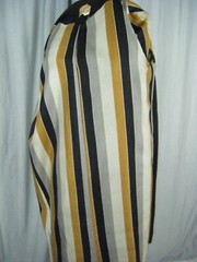 HATTIE CARNEGIE BLUE NOOM Vtg 50s Black Silk Blend Coat & Scarf-Bust 41/M