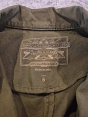 Vintage Banana Republic Military Safari Utility Jacket Army Green Women’s Size 6