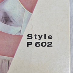 New Vintage Exquisite Form White Bra Style P502 Bullet Bra 34C Cone Bra NIB