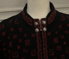 Vintage Islandic Design Brand Wool Jacket.Medium.