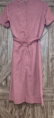 Union Made Vintage 60s Nancy Greer Dress Plaid Thin Belted Small