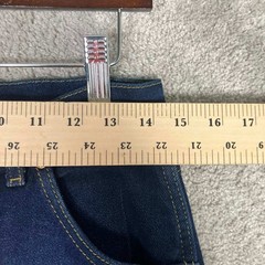 Vintage Lee High Waist Straight Leg Jeans Dark Wash Denim Made in USA 16 28×30
