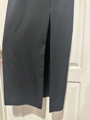 Thierry Mugler Inspired Vintage Black Evening Gown Dress Women’s Size 6