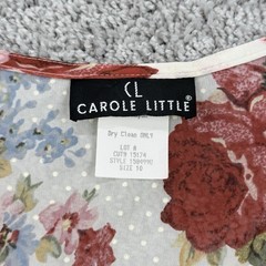 VTG Carole Little Dress Women’s 10 Floral Cottagecore Prairie Maxi Button Front