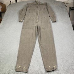 Vintage 80s Banana Republic Jumpsuit Womens Small Safari Coverall Flight Suit