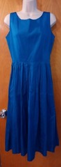 Stunning Vintage Women’s Party Dress Costume Photo shoot Formal Bright Blue Med