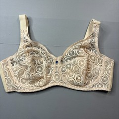 Vintage Chantelle Bra 34E Lace Unlined Cup Underwire Adjustable