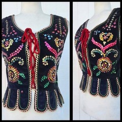 1920s Polish Folk Dance Vest As-Is