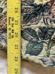 Vintage 90s Grandma’s Tapestry Rose Garden Waistcoat Cottagecore Woven Vest M/L