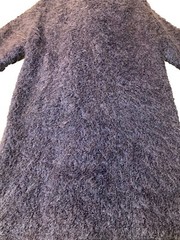 Vntg 1960’s Monte Sano Pruzan Mohair Cocoon Coat Nordstrom Plum Purple Wool M L