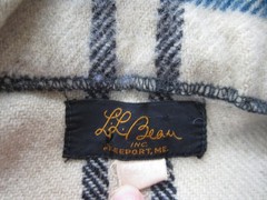 LL Bean / Woolrich Wool Flannel Skipper Pullover Jacket Shirt Vtg. Script Label