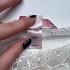 Vintage Victoria’s Secret 2007 White Lace Sheer Slip