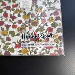 VINTAGE MCM HYANNI SPORT FLORAL BLOUSE ROLL SLEEVE SIZE 14/34