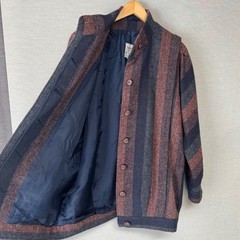 Vtg Avoca Collection Irish Tweed Wool Jacket Striped – Women’s Medium – Purple