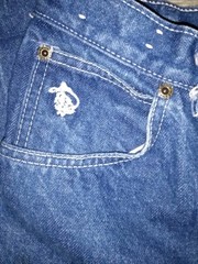 Vintage Props Hollywood 1970’s Kenny Rogers Western Jeans By Karman THE GAMBLER