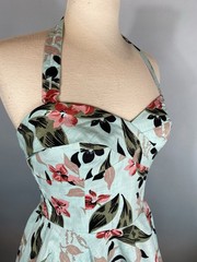 Lorelei’s Vintage 1950’s Style Inspired Bali Hai Dress in Bamboo Garden Sz 1