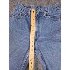 Vintage 90s Levis 550 Relaxed Fit Tapered Leg Jeans Womens 8 Reg S Blue Denim