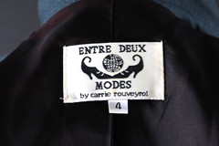 Vintage 80s 90s Entre Deux Modes Carrie Rouveyroi Designer Skirt Suit Size 4
