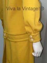 60s Vintage JOHNATHAN LOGAN mod mcm Knit Designer Dress Fabulous Color!