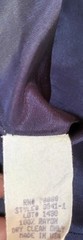 Vtg Ann Taylor Navy Blue Velvet Dress 90s Scalloped Whimsical Rayon Cocktail 4