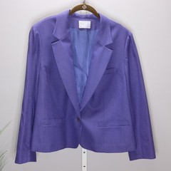 Pendleton 100% Virgin Wool Blazer Purple Women’s 42 Made in USA