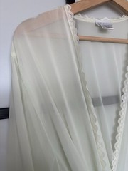 Intima Bella Donna Intima Lace Vintage Nightgown Sheer Size Large Cottage~READ