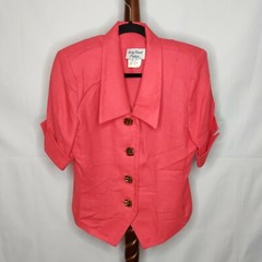 vtg Lady Carol Petites vintage women’s 10P jacket & skirt set orange (see below)