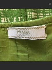 PRADA vintage 1996 Ugly Chic avocado dress