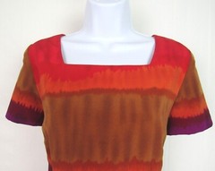 DRESS VTG 1960s 70s MOD DRESS BYER STUDIO OF CALIFORNIA SIZE 10