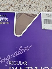 Brand New Vintage Sears Cling-alon Pantyhose Dress Sheers Smoky Taupe Average Sz