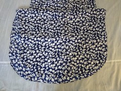 Christian Dior Blue And White Floral Print Nightgown Slip Dress See Pictures
