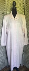 Vintage Robert Leonard 60’s Peach Coat Dress Covered/Hidden Buttons Large