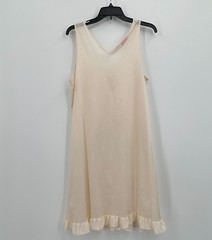 Vintage Carriage Court Nightgown Womens L Pink Babydoll Floral Lace Trim Ruffle