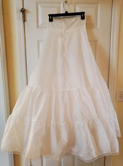 VTG Mary’s White Layered Underslip Crinoline Bridal Victorian Petitcoat Size 10