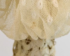 Antique 1905 Edwardian Ivory Tape Lace Summer Afternoon Tea Dress Gown