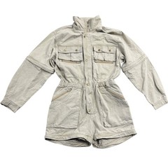 VTG Foreign Legion International Ways 80’s Khaki Cargo Romper S/L Safari
