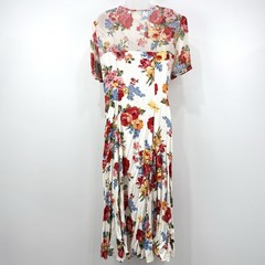 VTG Carole Little Dress Women’s 10 Floral Cottagecore Prairie Maxi Button Front