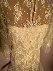 Beautiful Vintage Patra Lace Dress – 1920s Flapper Style Midi