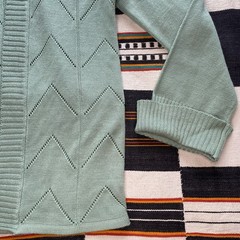 Vintage Ardee Open Knit Cardigan Sweater. Medium. Bell Cuffs. Acrylic. Boho.