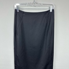 Gucci Vintage 1998 Pencil Skirt Sz 4 US 40IT Black Wool Knee Length Tom Ford Era