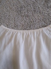 Vintage White Slip Skirt Lace Deena XS S