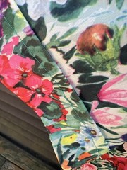 Women’s VTG 70’s House Dress Floral Knit Square Neck 42” Chest Day Dress NICE