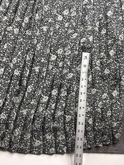 VTG Liz Roberts Women’s S/M? Floral Peter Pan Collar Pleated Maxi Dress Cottage