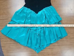 Women’s Vintage Zum Zum Black & Teal Cocktail Dress 9/10