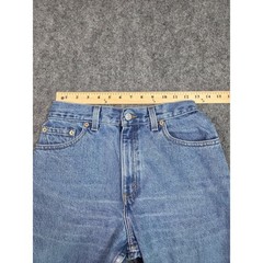 Vintage 90s Levis 550 Relaxed Fit Tapered Leg Jeans Womens 8 Reg S Blue Denim