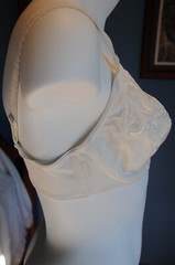 2 Vintage Chantelle “Amazone” Bras, White & Black, Size 36C