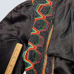Vintage 1970s Glam Shirt Jacket 70s Disco Rock N Roll Top