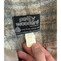 VTG 70s Patty Woodard California Women’s Wool Suit Dress