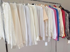 19pc lot Vintage Secretary Blouse lot Various sizes